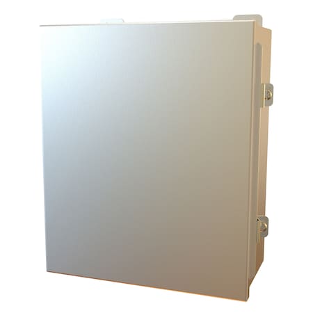 N4X J Box, Hinge Cover W/Panel, 12 X 10 X 5, 316 SS